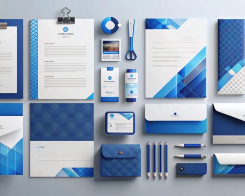 collection-business-cards-including-one-that-says-blue